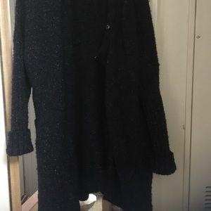 Simply vera navy blue long cardigan sweater